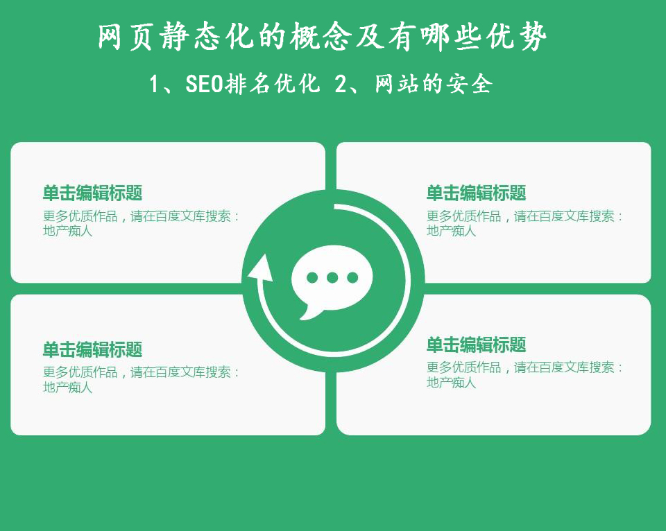 網(wǎng)站建設(shè)網(wǎng)頁靜態(tài)化的概念及有哪些優(yōu)勢？